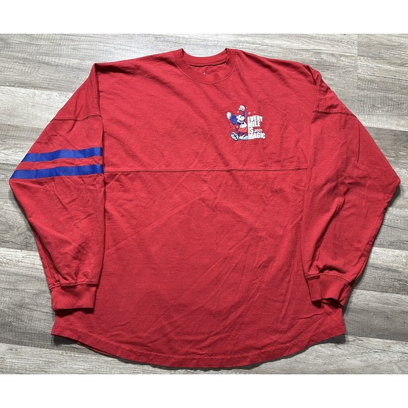 Disney Tops - Disney‎ Run Disney Spirit Jersey 2021 Adult Size XL Red Every Mile Is Magic